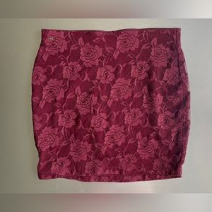 Cherry mini-skirt